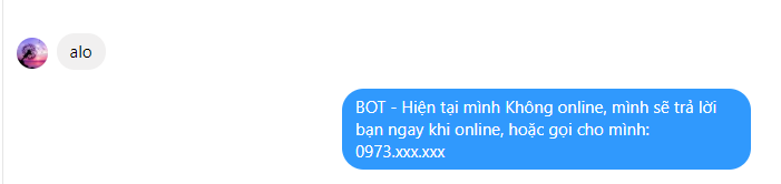 Chat-bot facebook